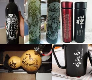 淄博酒瓶葫芦工艺品激光雕刻机